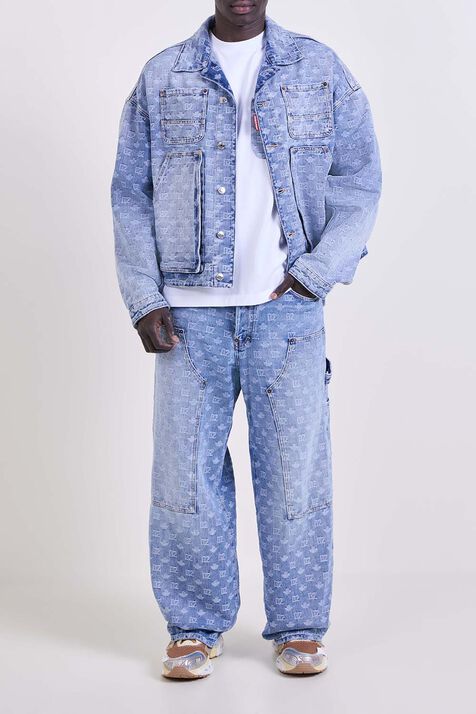 ז'קט ג'ינס בגזרה משוחררת DSQUARED2